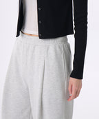 MUSINSA STANDARD WOMAN MUSINSA STANDARD WOMAN Women's Lounge Sweatpants (Melange Light Gray)