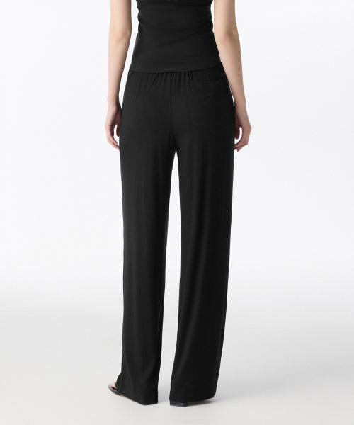MUSINSA STANDARD WOMAN MUSINSA STANDARD WOMAN Women's Jersey Wide Lounge Pants [Black]