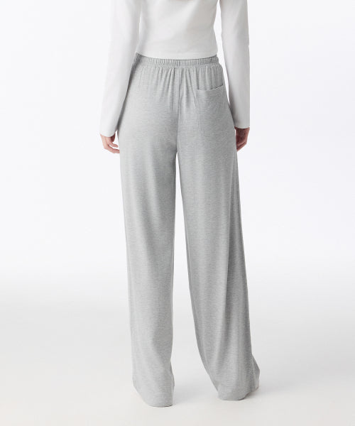 MUSINSA STANDARD WOMAN MUSINSA STANDARD WOMAN Women's Jersey Wide Lounge Pants [Medium Gray]