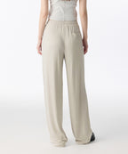 MUSINSA STANDARD WOMAN MUSINSA STANDARD WOMAN Women's Jersey Wide Lounge Pants (Light Beige)