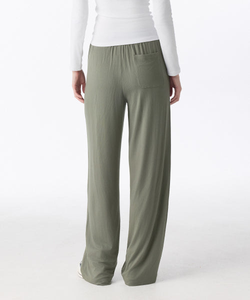 MUSINSA STANDARD WOMAN MUSINSA STANDARD WOMAN Women's Jersey Wide Lounge Pants Khaki Gray