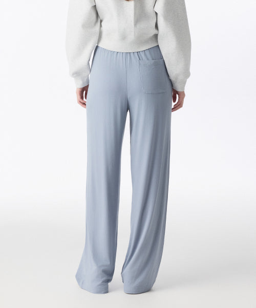 MUSINSA STANDARD WOMAN MUSINSA STANDARD WOMAN Women's Jersey Wide Lounge Pants [Blue Gray]