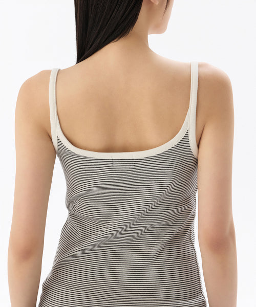 MUSINSA STANDARD WOMAN MUSINSA STANDARD WOMAN T-Shirt Women's Narrow Stripe String Sleeveless Top (Size M)