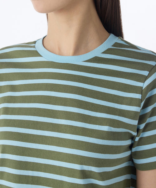 MUSINSA STANDARD WOMAN MUSINSA STANDARD WOMAN T-Shirt Khaki/Sky Blue