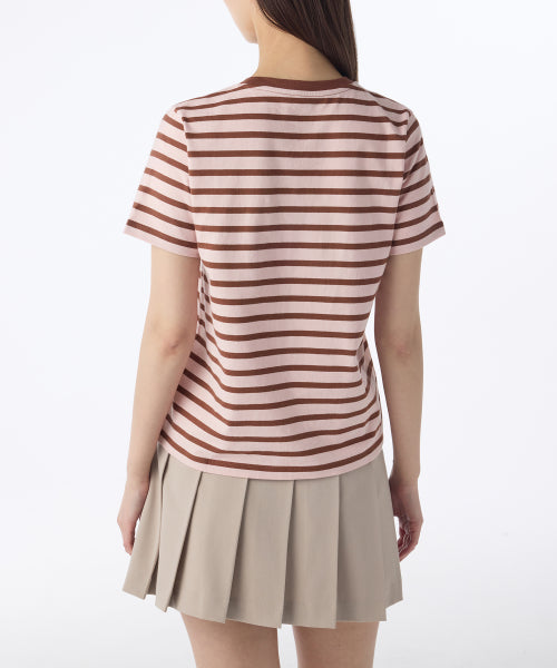 MUSINSA STANDARD WOMAN MUSINSA STANDARD WOMAN T-Shirt Pink/Brown