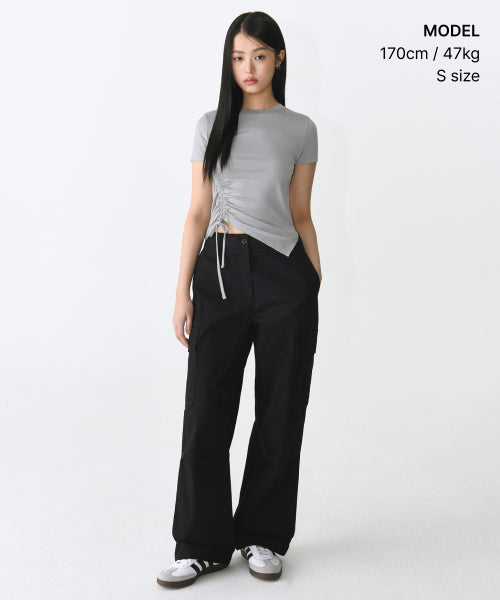 MUSINSA STANDARD WOMAN MUSINSA STANDARD WOMAN T-Shirt Light Gray