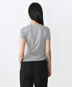 MUSINSA STANDARD WOMAN MUSINSA STANDARD WOMAN T-Shirt Light Gray