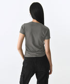 MUSINSA STANDARD WOMAN MUSINSA STANDARD WOMAN T-Shirt Side Ruched