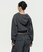 MUSINSA STANDARD WOMAN MUSINSA STANDARD WOMAN Women's Hoodie Charcoal Gray