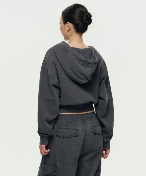 MUSINSA STANDARD WOMAN MUSINSA STANDARD WOMAN Women's Hoodie Charcoal Gray