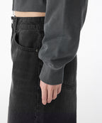 MUSINSA STANDARD WOMAN MUSINSA STANDARD WOMAN Women's Hoodie Charcoal Gray