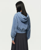 MUSINSA STANDARD WOMAN MUSINSA STANDARD WOMAN Hoodie Blue Gray