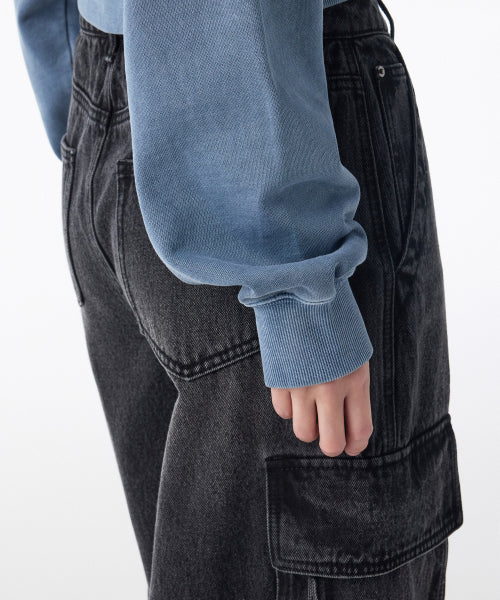 MUSINSA STANDARD WOMAN MUSINSA STANDARD WOMAN Hoodie Blue Gray