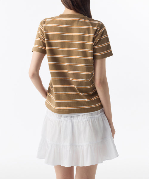 MUSINSA STANDARD WOMAN MUSINSA STANDARD WOMAN T-Shirt Light Brown