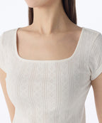 MUSINSA STANDARD WOMAN MUSINSA STANDARD WOMAN T-Shirt Cream