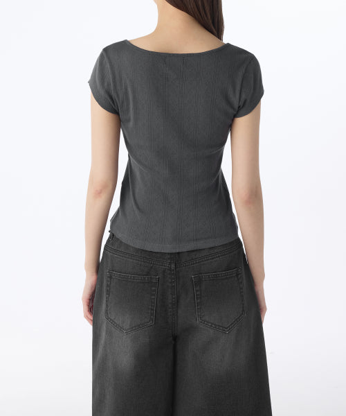 MUSINSA STANDARD WOMAN MUSINSA STANDARD WOMAN Women's T-Shirt Dark Gray