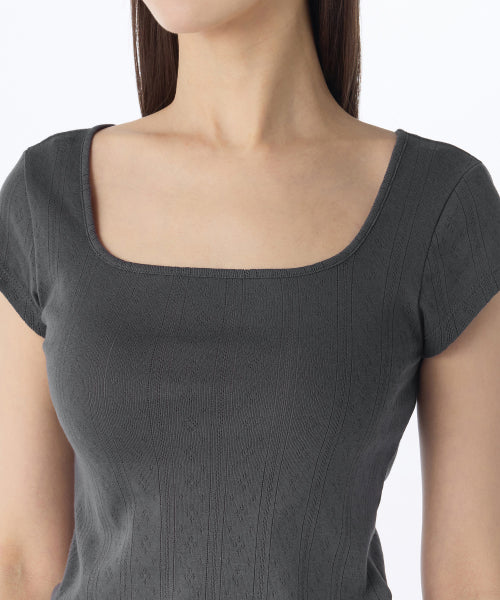 MUSINSA STANDARD WOMAN MUSINSA STANDARD WOMAN Women's T-Shirt Dark Gray
