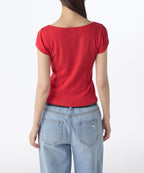 MUSINSA STANDARD WOMAN MUSINSA STANDARD WOMAN Women's T-Shirt Red