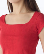 MUSINSA STANDARD WOMAN MUSINSA STANDARD WOMAN Women's T-Shirt Red