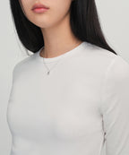 MUSINSA STANDARD WOMAN MUSINSA STANDARD WOMAN T-Shirt Short Sleeve + Long Sleeve 2 Packs