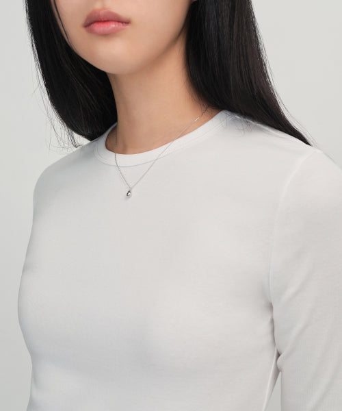 MUSINSA STANDARD WOMAN MUSINSA STANDARD WOMAN T-Shirt Short Sleeve + Long Sleeve 2 Packs