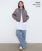 MUSINSA STANDARD WOMAN MUSINSA STANDARD WOMAN Women's Sheer Hooded Windbreaker Jacket (Size L)