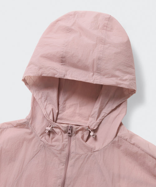 MUSINSA STANDARD WOMAN MUSINSA STANDARD WOMAN Women's Sheer Hooded Windbreaker Jacket (Size L)
