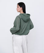 MUSINSA STANDARD WOMAN MUSINSA STANDARD WOMAN Women's Sheer Hooded Windbreaker Jacket (Size L)