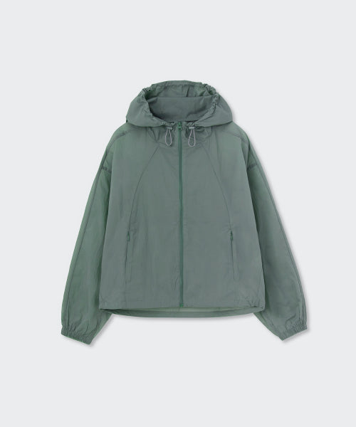 MUSINSA STANDARD WOMAN MUSINSA STANDARD WOMAN Women's Sheer Hooded Windbreaker Jacket (Size L)