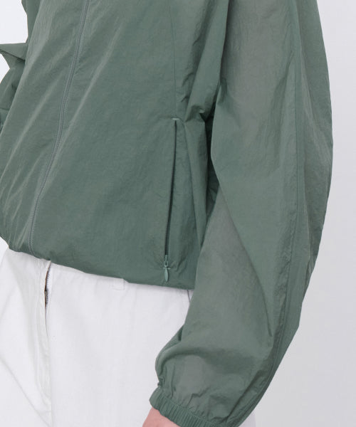 MUSINSA STANDARD WOMAN MUSINSA STANDARD WOMAN Women's Sheer Hooded Windbreaker Jacket (Size L)