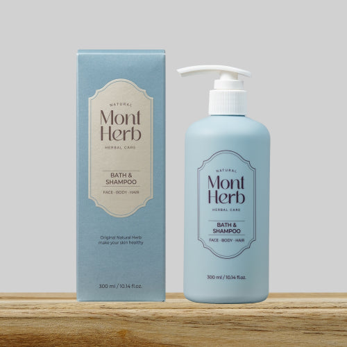 MONTHERB MONTHERB Ato 3-piece set Cream 160ml + Lotion 250ml + Bath & Shampoo 300ml