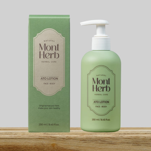 MONTHERB MONTHERB Ato 3-piece set Cream 160ml + Lotion 250ml + Bath & Shampoo 300ml