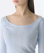 MUSINSA STANDARD WOMAN MUSINSA STANDARD WOMAN T-Shirt Long Sleeve [Sky Blue]