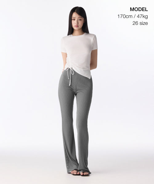 MUSINSA STANDARD WOMAN MUSINSA STANDARD WOMAN Women's Slacks Gray
