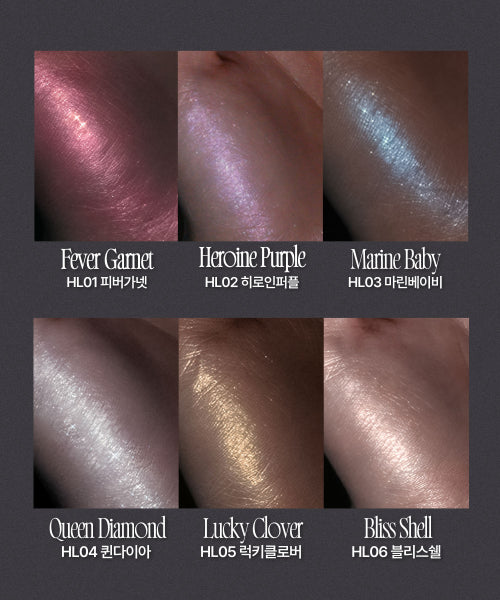 fwee fwee Puy Glitz Stone Highlighter (12 Colors)