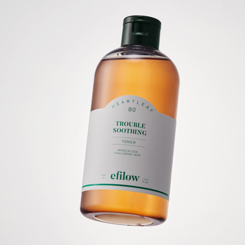 EFILOW [2 pack] Houttuynia cordata 80 Hyalusica Trouble Soothing Mildly Acidic Vegan Toner 300ml