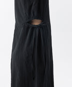 MUSINSA STANDARD WOMAN MUSINSA STANDARD WOMAN Women's Nylon Cutout Long Dress (Black)