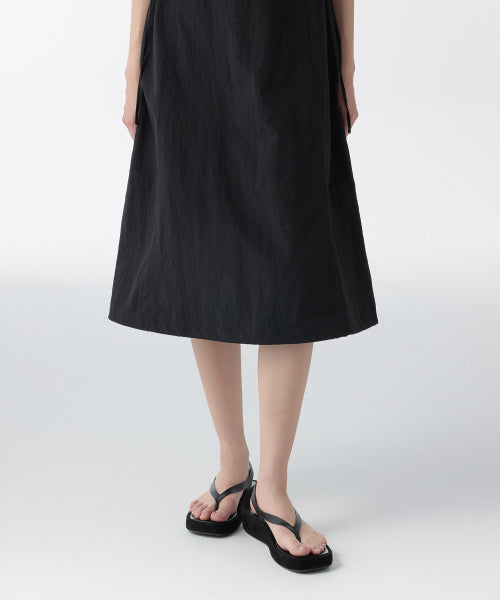 MUSINSA STANDARD WOMAN MUSINSA STANDARD WOMAN Women's Nylon Cutout Long Dress (Black)