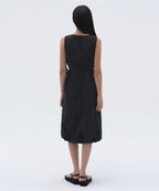 MUSINSA STANDARD WOMAN MUSINSA STANDARD WOMAN Women's Nylon Cutout Long Dress (Black)