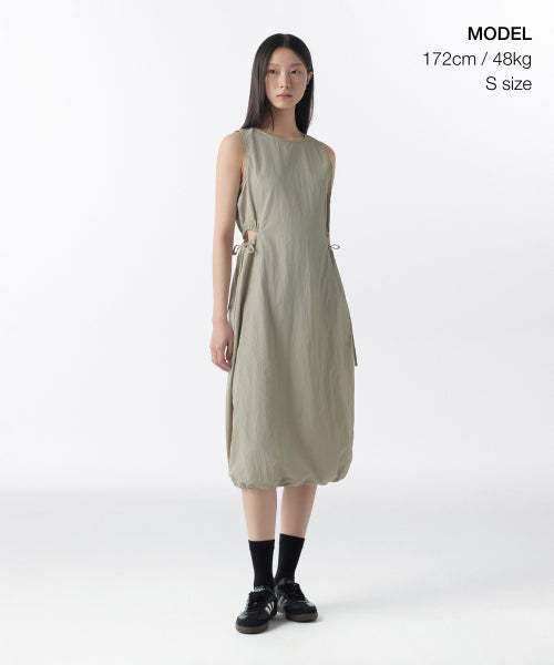 MUSINSA STANDARD WOMAN MUSINSA STANDARD WOMAN Women's Long Dress Grayish Beige