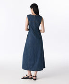 MUSINSA STANDARD WOMAN MUSINSA STANDARD WOMAN Denim Maxi Dress [Medium Indigo]