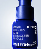 innisfree [Free gift] (Large capacity) Retinol Green Tea PDRN Skin Booster Ampoule 40mL + 2 10mL
