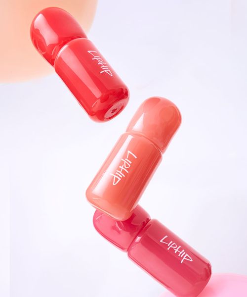 liphip Long-Lasting Glossy Lip Tint 6 shades.