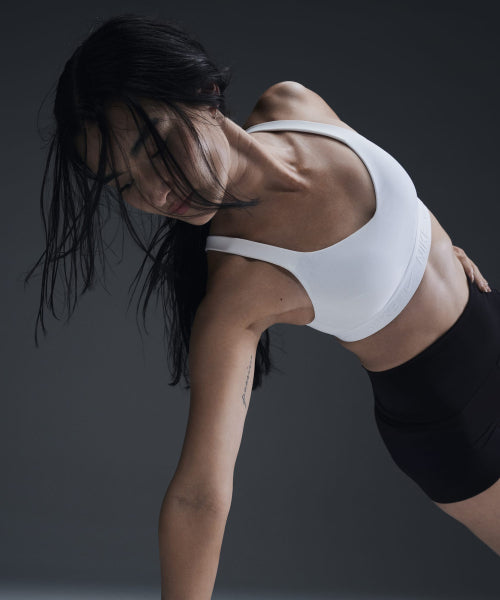 NIKE NIKE High Support Adjustable Sports Bra - White:Stone Mauve