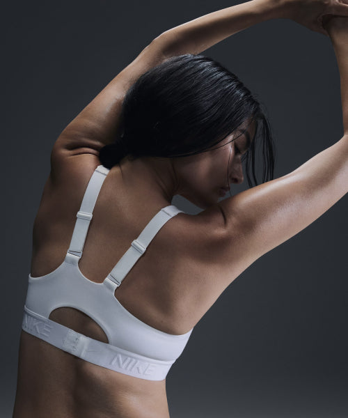 NIKE NIKE High Support Adjustable Sports Bra - White:Stone Mauve