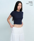 MUSINSA STANDARD WOMAN MUSINSA STANDARD WOMAN Women's Cotton Tiered Long Skirt (White)