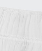 MUSINSA STANDARD WOMAN MUSINSA STANDARD WOMAN Cotton Tiered Mini Skirt (White)