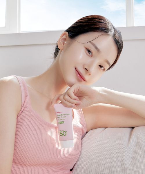 manyofactory foundation-free moisturizing sunscreen 50mlx2 (+15ml miniature gift)