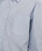MUSINSA STANDARD WOMAN MUSINSA STANDARD WOMAN Women's Oversized Washed Poplin Shirt [Sky Blue]