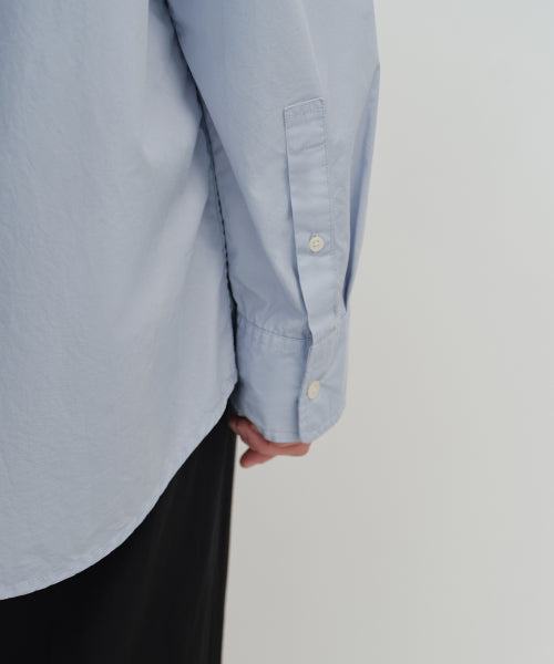 MUSINSA STANDARD WOMAN MUSINSA STANDARD WOMAN Women's Oversized Washed Poplin Shirt [Sky Blue]